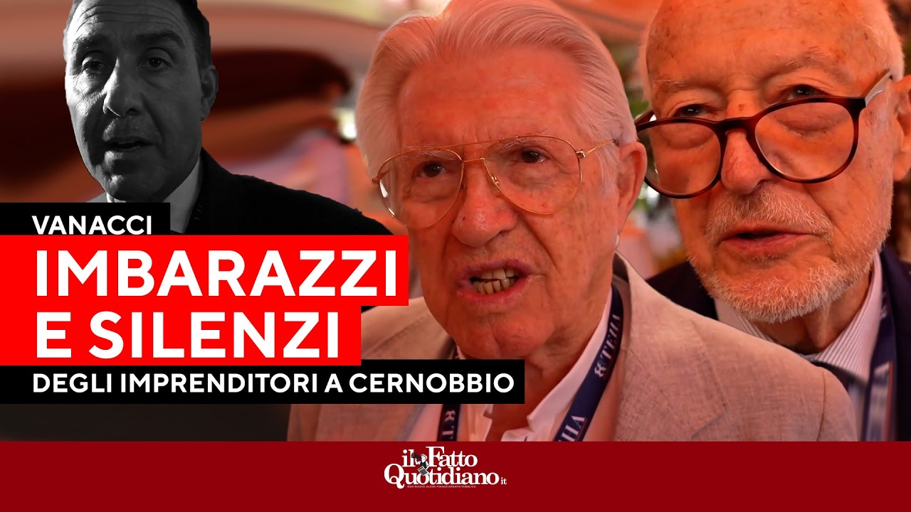 A Cernobbio gli imprenditori tra imbarazzi e no comment alle domande su Vannacci