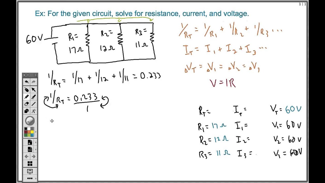 How to Solve a Parallel Circuit (Easy)