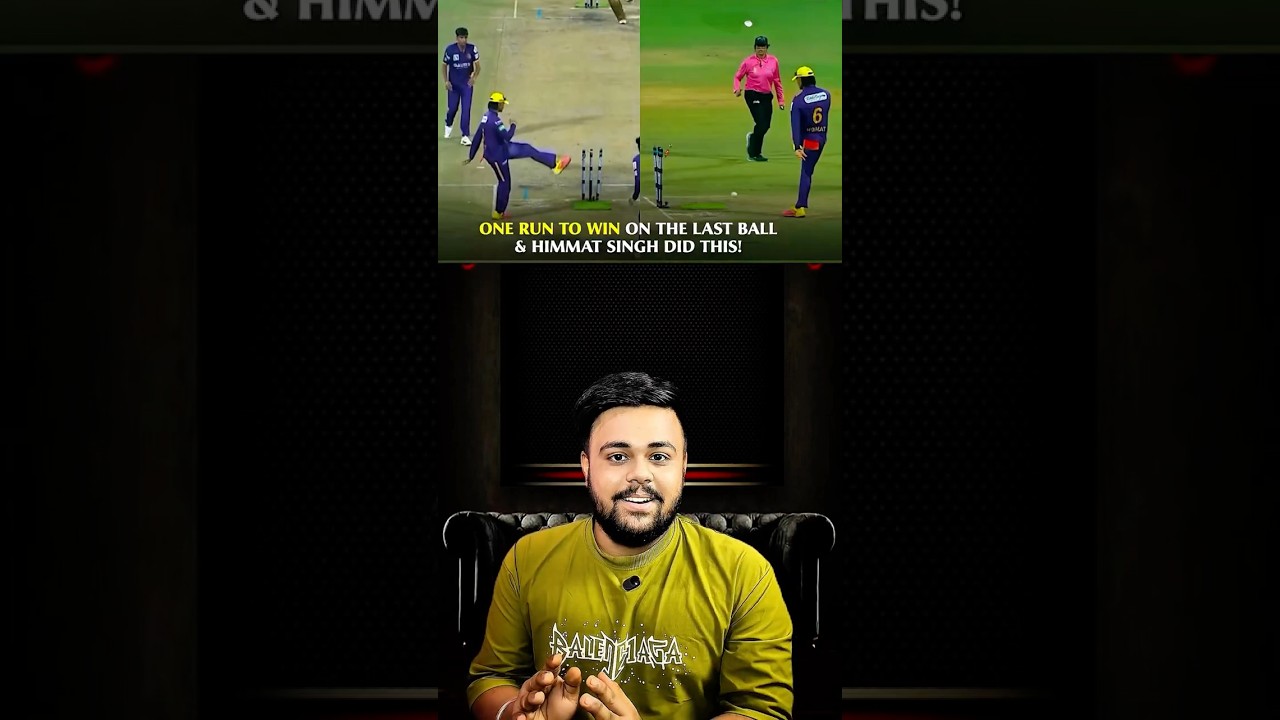 Himmat Singh 🚨 Last Ball Thriller | Stunning Kick Forces Super Over in Delhi Premier League