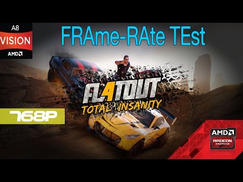 FlatOut 4: Total Insanity(AMD A8-4500m + AMD Radeon HD 7640g + 7600m)