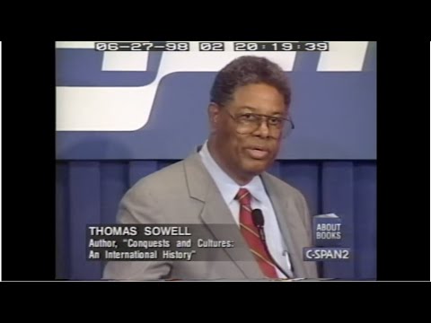 Thomas Sowell discusses his book "Conquests and Cultures" at AEI - May 21, 1998