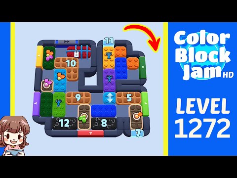 Color Block Jam Level 1272 Solution Walkthrough