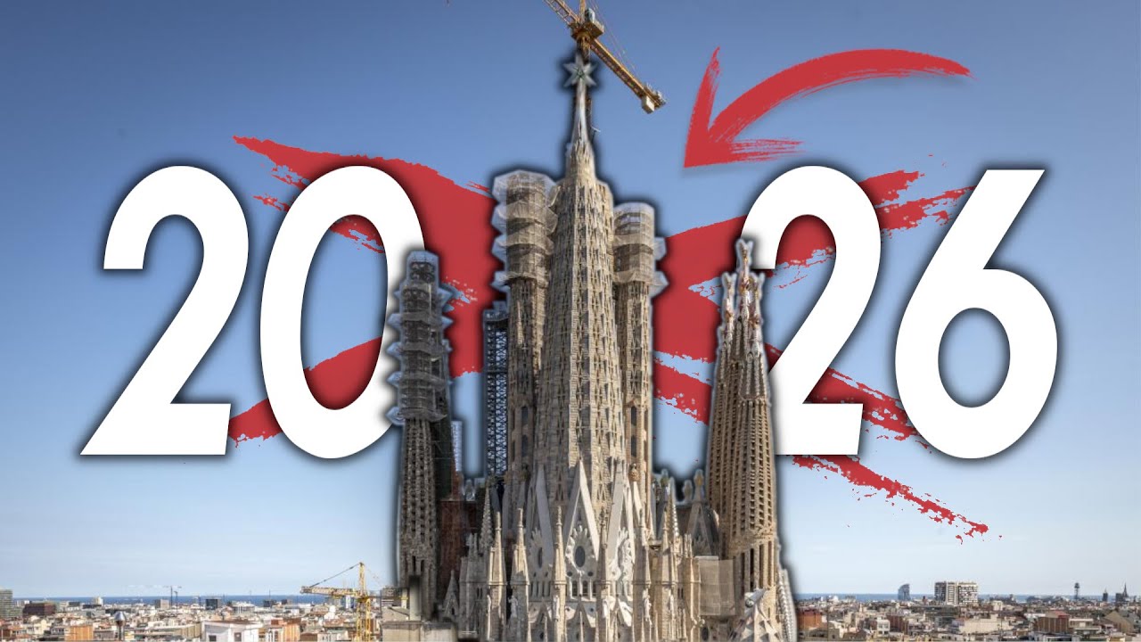 🚧¿Por qué la SAGRADA FAMILIA NO SE ACABARÁ en 2026? Falta lo más importante | MegaProyectos ES