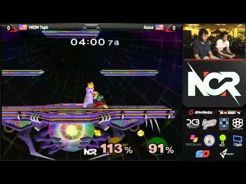 NorCal Regionals 2015 - SSBM - Top 8 - MIOM Toph (Fox) vs Azusa (Peach)