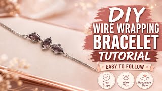 Fine Chain Color Charm Bracelet Tutorial | Easy DIY Jewelry