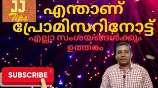What is a Promissory note മലയാളം