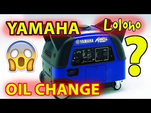 Yamaha EF3000iSEB Generator Oil Change