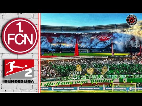 🔴⚫ 1.FCN FANS With Choreography In Derby Against SpVgg FÜrth • Bundesliga 2