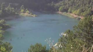 preview picture of video 'tsivlos lake achaia top view'