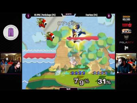 Come To Papa 2 Melee - Fearless (Falco) vs VS PPG Porkchops (Blue) - Top 32