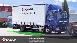 AXION ICA-B2CH "Turn-Assist" Abbiegeassistent mit Toter Winkel Überwachung