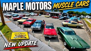 Classic Muscle Cars Maple Motors 8/17/26 Lot Walk Inventory Update Hotrods SportsCars Antique Deals 