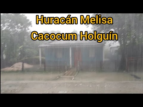 Actualmente el Huracán Melisa por Cacocum Holguín 