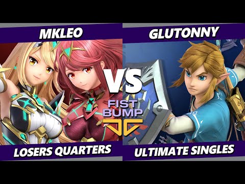 Fist Bump III TOP 8 - MkLeo (Pyra Mythra) Vs. Glutonny (Link) Smash Ultimate - SSBU
