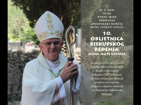 Sveta misa - predvodi apostolski nuncij mons. Giorgio Lingua