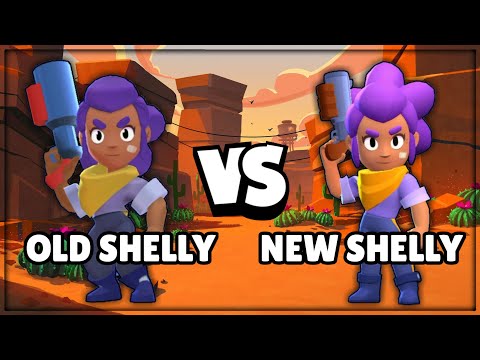 Old Shelly Vs. New Shelly Animation | Old Brawl Stars Vs. New Brawl Stars