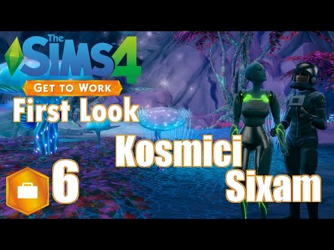 First Look: The Sims 4: Get to Work Part 6 - Playing with Aliens + Sixam