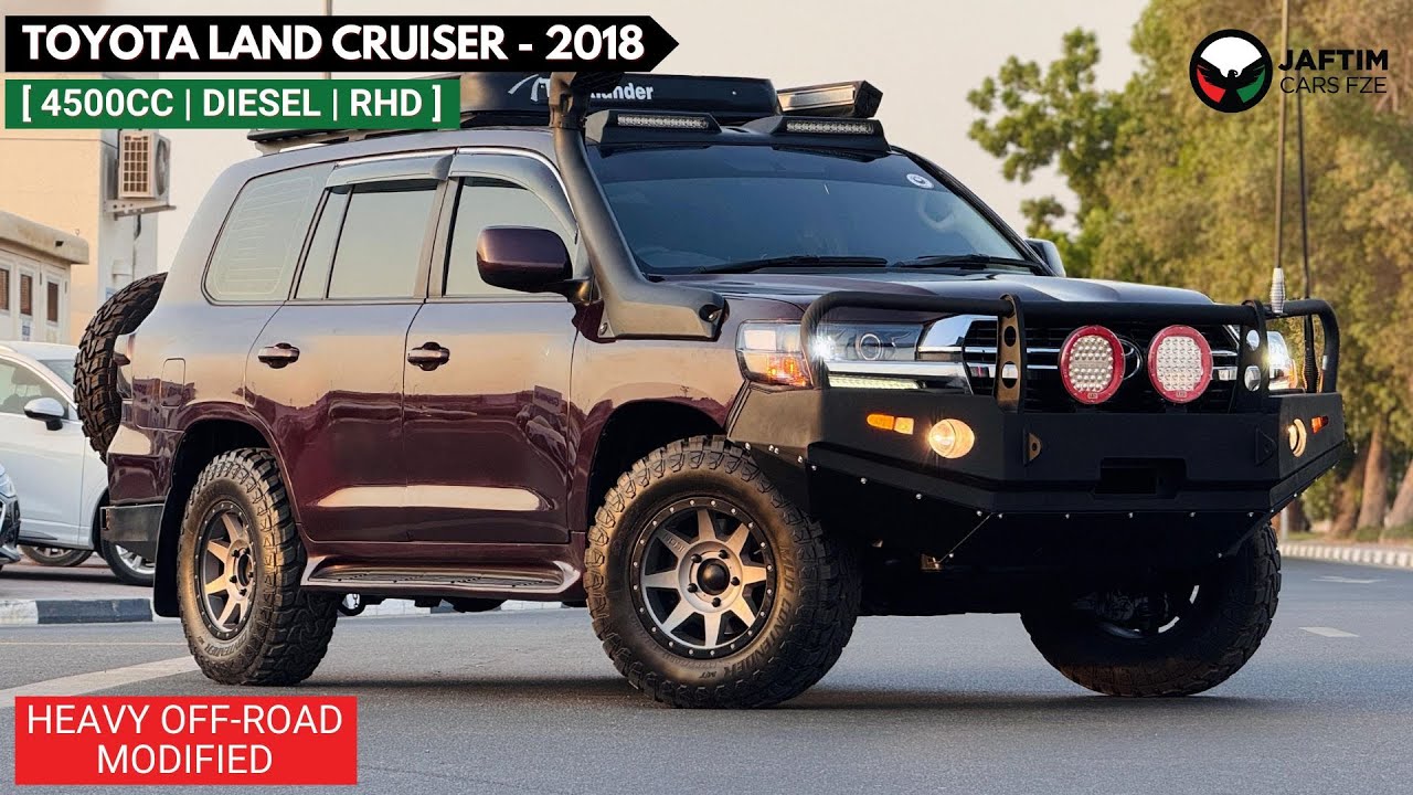Toyota Land Cruiser FULLY OFF-ROAD BUILT | TRACKLANDER ROOF RACK | 4.5L V8 DIESEL ENGINE | DUAL TYRE CARRIER | RHD | 201 video