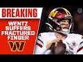Carson Wentz FRACTURES FINGER, current status UNCERTAIN for Sunday | CBS Sports HQ