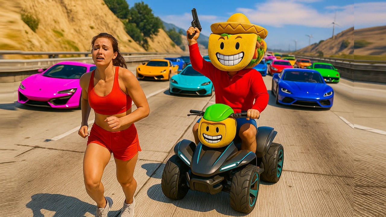 EL ÚLTIMO EXPLOTA CON COCHES ALEATORIOS PERO UNA MUJER HUYE DE MI!! - GTA 5 ONLINE