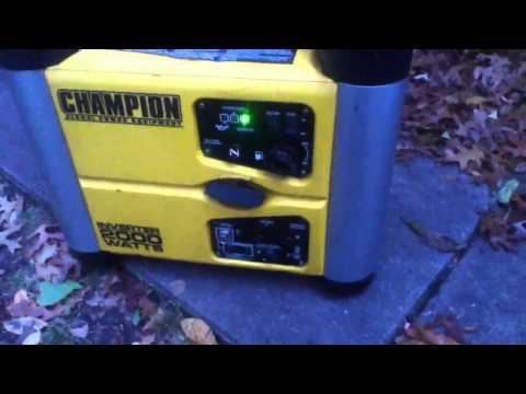 Champion generator 2000 watt inverter