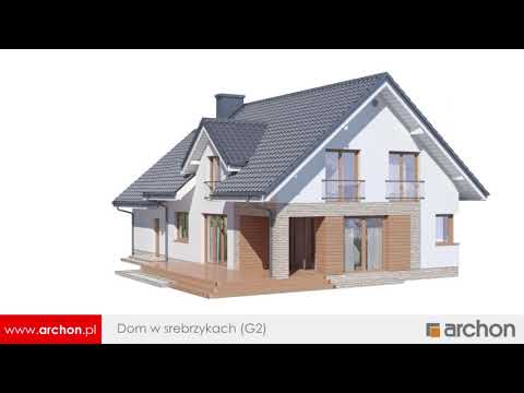 Dom w srebrzykach (G2) – Dom z poddaszem użytkowym I ARCHON+ Projekty Domów