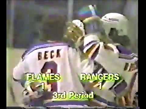 1980 Playoffs game 1 Atlanta Flames at NY Rangers 3rd period/OT