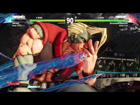 STREET FIGHTER V (BETA) Laura (unreal) vs Nash (ViciousDLGauron)