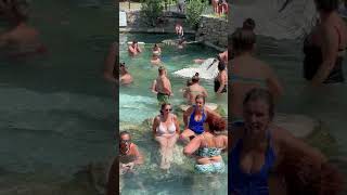 ?️Magic Of The Cleopatra Pool Nice Pamukkale Fun Turkey -Hot Day? #cleopatra #pamukkale #pool