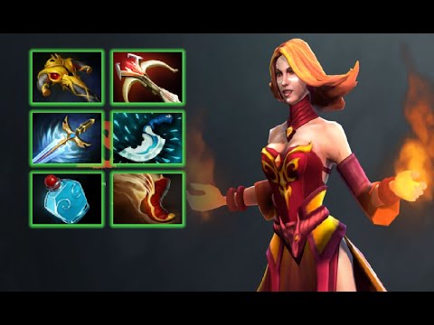 Dota 2 Mid Lina Support vs Pangolier - Watch & Learn - victory in a game with 62 kills!