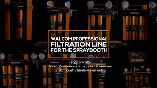 Walcom Professional Filtration Line – For the spray booth