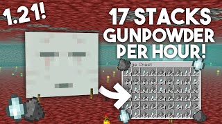 EASIEST GHAST &amp; GUNPOWDER Farm in Minecraft Bedrock 1.20! (MCPE/Xbox/PS4/Nintendo Switch)
