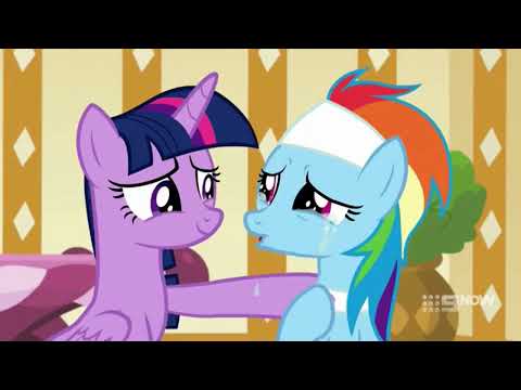 RAINBOW DASH Crying Scenes Hug TWILIGHT SPARKLE