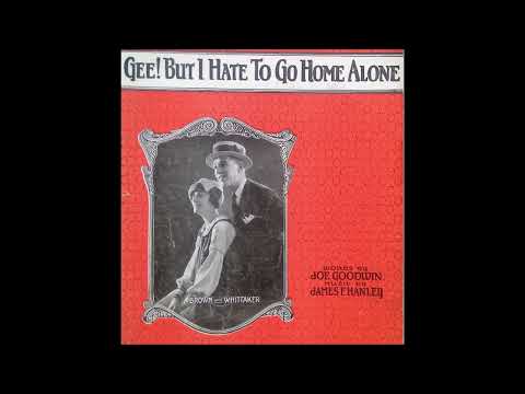 "Gee! But I Hate To Go Home Alone" Virginians (1922) Paul Whiteman musicians Ross Gorman Henry Busse