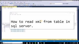 Download the video "read xml from table in sql server with cross apply"