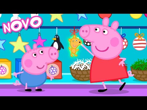 Capa de Peppa Pig Português Brasil | Compras de Natal | NOVO Contos da Peppa Pig