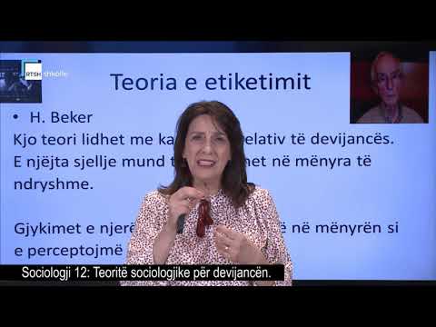Sociologji 12 - Teoritë sociologjike për devijancën