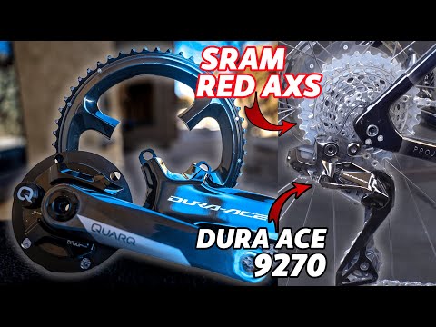 Dura Ace 9270 Sram Red AXS Compatibility | Chainrings Cassette Chains #cycling #shimano #sram