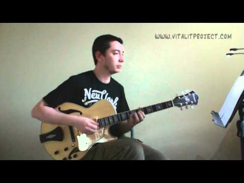 Vitali T - Soloing over jazz changes (based on Autumn Leaves harmony)