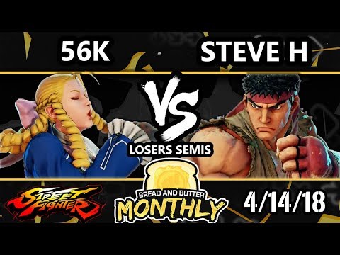 BnB 1 SFV - 56k  (Karin) Vs. Steve H (Ryu) - Street Fighter 5 Losers Semis