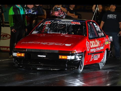 MENTAL 5 SEC @ 235MPH -  AE86 - El Humilde 2JZ-powered Toyota Corolla AE86