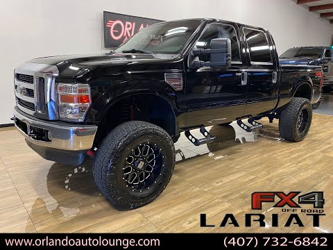 2008 FORD F250 SUPER DUTY CREW CAB - LARIAT PICKUP 4D 6 3/4 FT