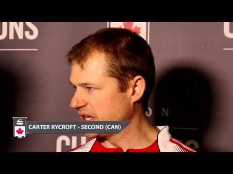 2015 Tim Hortons Brier - Page Playoff 2 Media Scrum