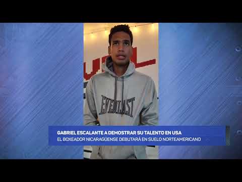 Destacado boxeador Gabriel Escalante debutará en los Estados Unidos