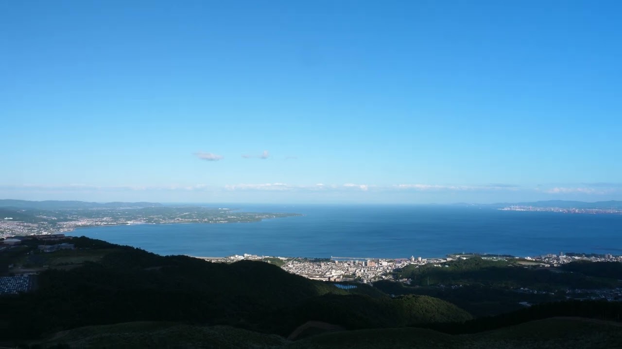 高崎山と別府湾／Takasakiyama and Beppu Bay／s0051