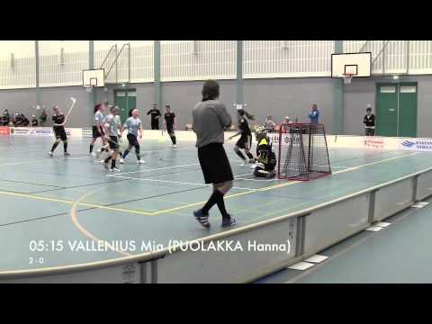 C-tytöt SM-sarja: Koovee vs KalvKe maalikooste 25.2.2012