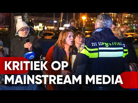 Protesters sent away from Media Park Hilversum