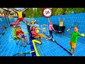 24 De ORE în PISCINA Fără APĂ Ultimul Care Iese CÂȘTIGĂ
