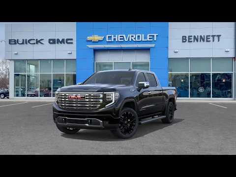 2026 GMC Sierra 1500 Crew Cab Short Box 4-Wheel Drive Denali in Black for sale at Bennett Chevrolet Cadillac Buick GMC Ltd. in Cambridge, ON