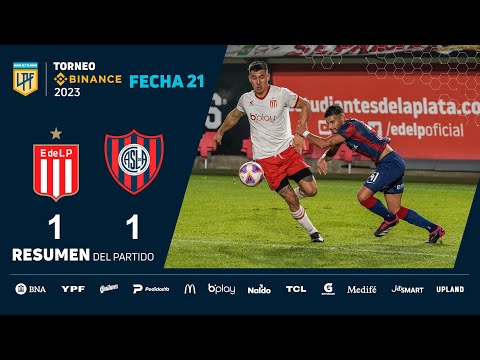 #TorneoBinance 2023 | Fecha 21 | resumen de Estudiantes - San Lorenzo